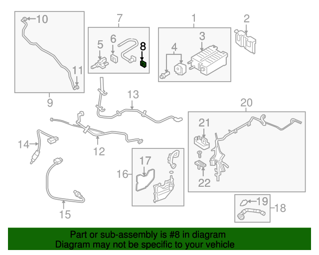 Automotive Genuine Ford Vapor Hose Retainer Clip CV6Z9A317D Other