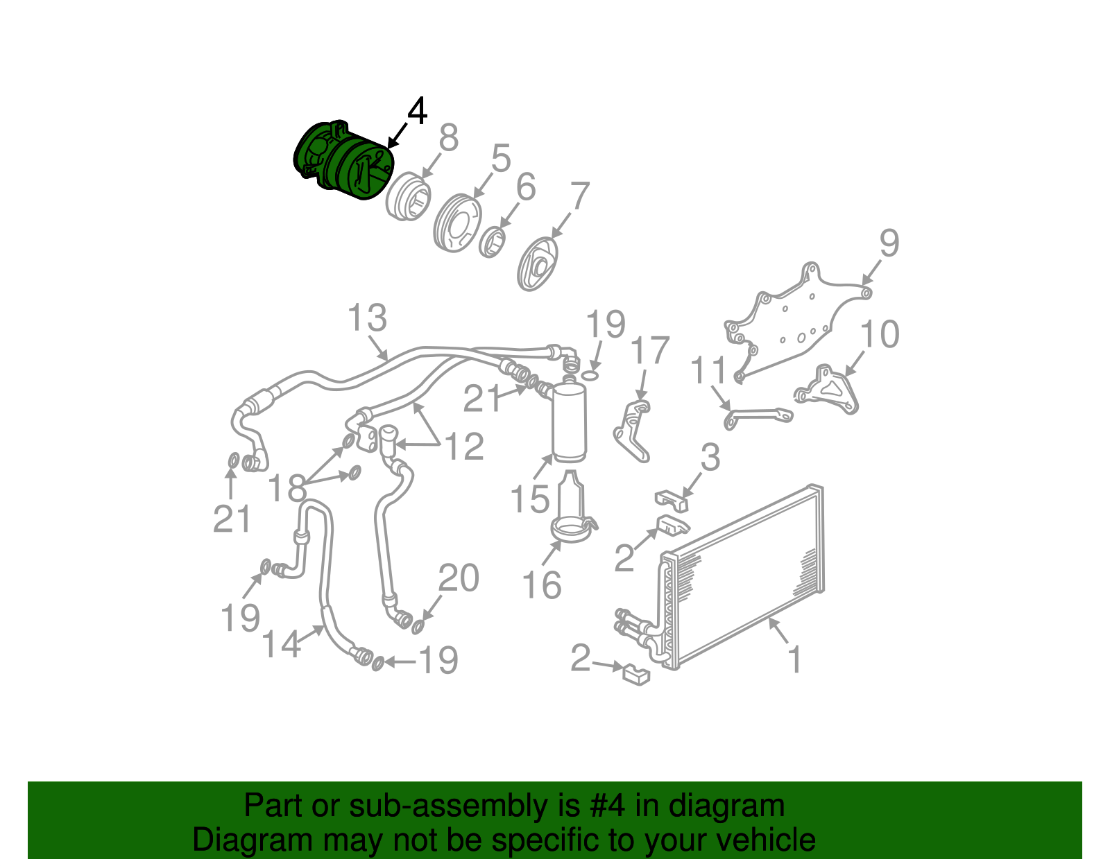 Compressor Assembly - GM (89018860)