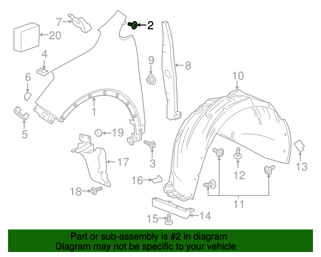 Fender Bolt GM (11546571)