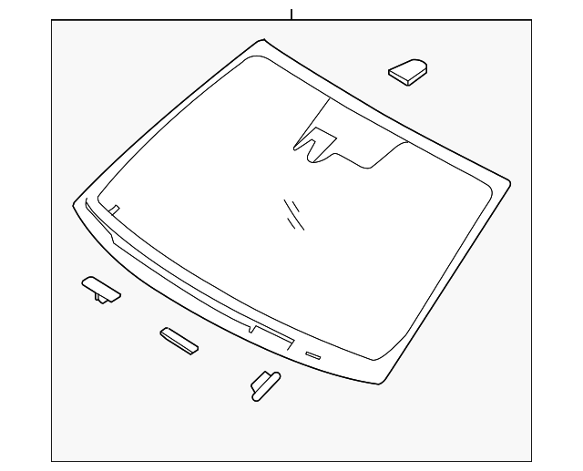 86110L3090 Windshield 2021 Kia K5 Kia.Parts Store