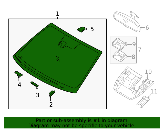 86110L3090 Windshield 2021 Kia K5 Kia.Parts Store