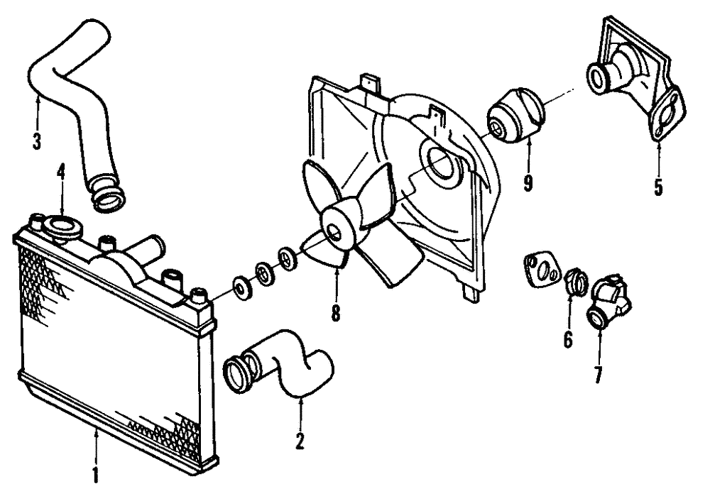Lower Hose - Ford (E7GZ-8286-A)