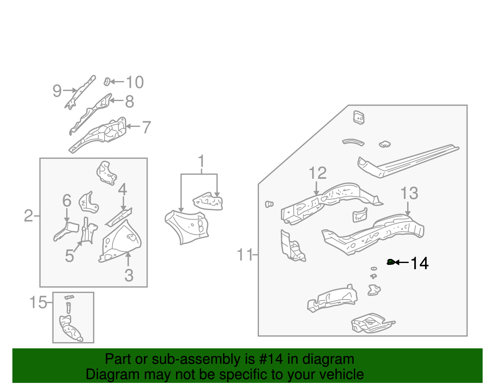 Inner Rail Bracket - GM (25665276)