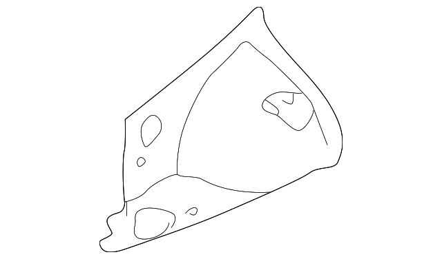 Front Driver Side Wheelhouse Front Panel - GM (25697421)