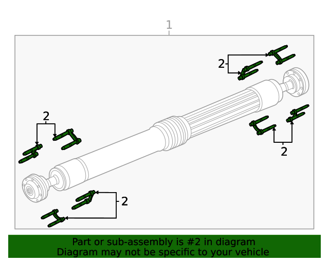 Genuine OEM Ford Part Drive Shaft Mount Bolt LB3Z4B496A Genuine