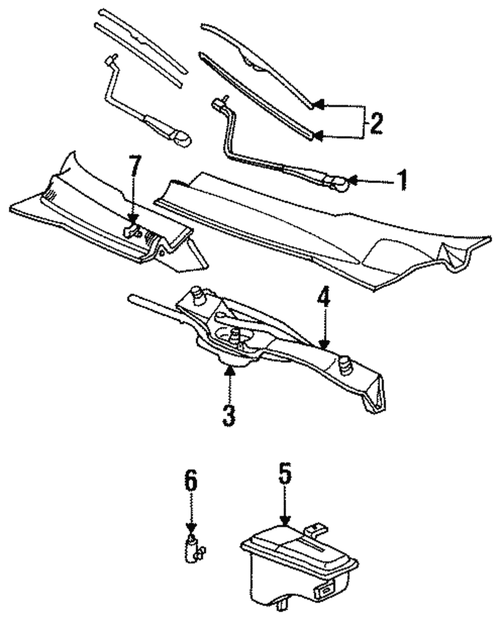 Wiper Arm - Ford (E9SZ-17526-A)