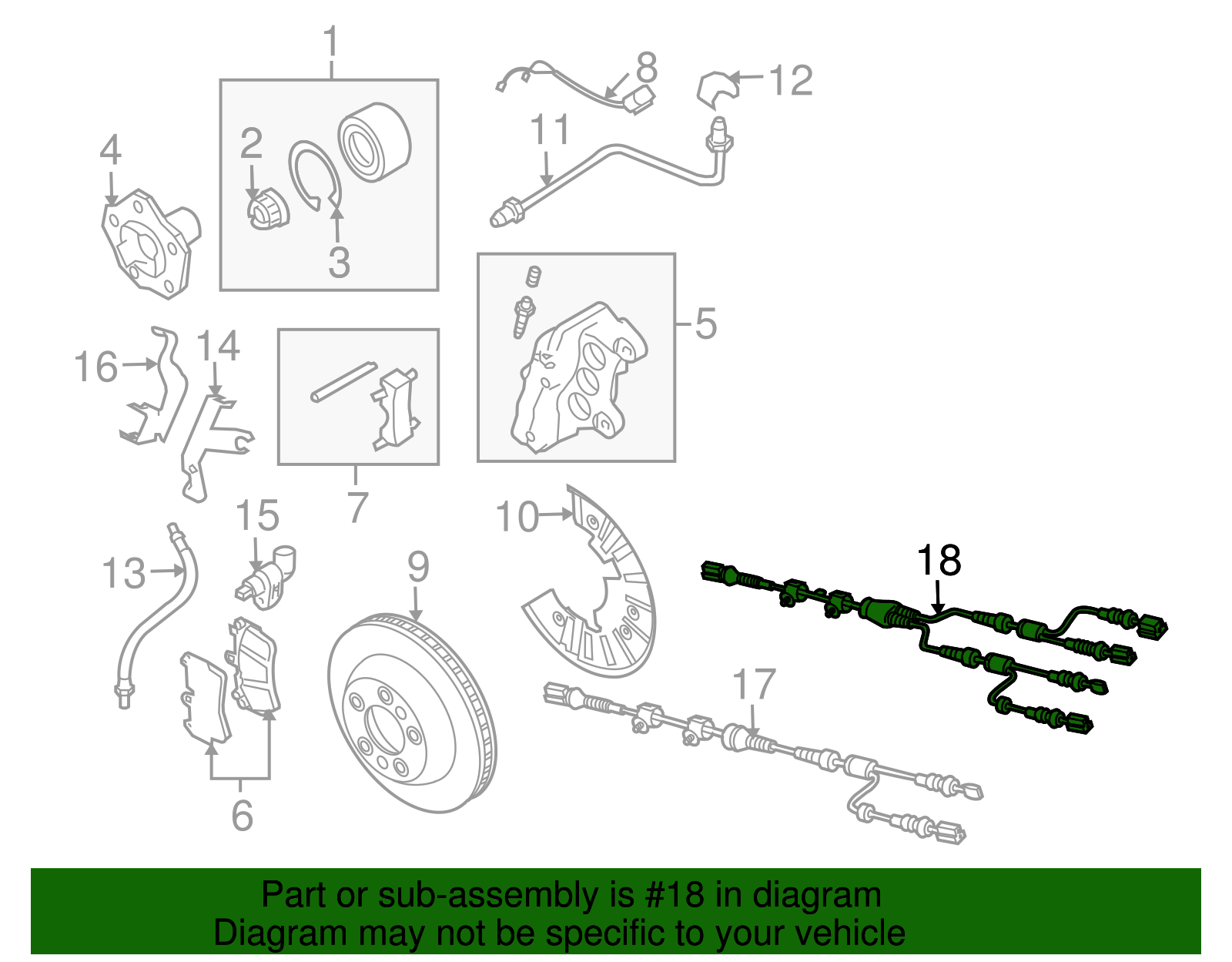 Sensor Harness - Volkswagen (7L0-971-279-H)