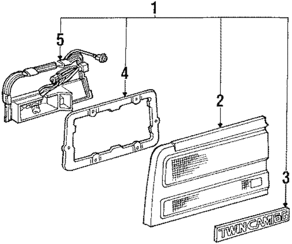 19851986 Toyota MR2 19851986 Toyota MR2 Lens 8156117010 Sparks Parts