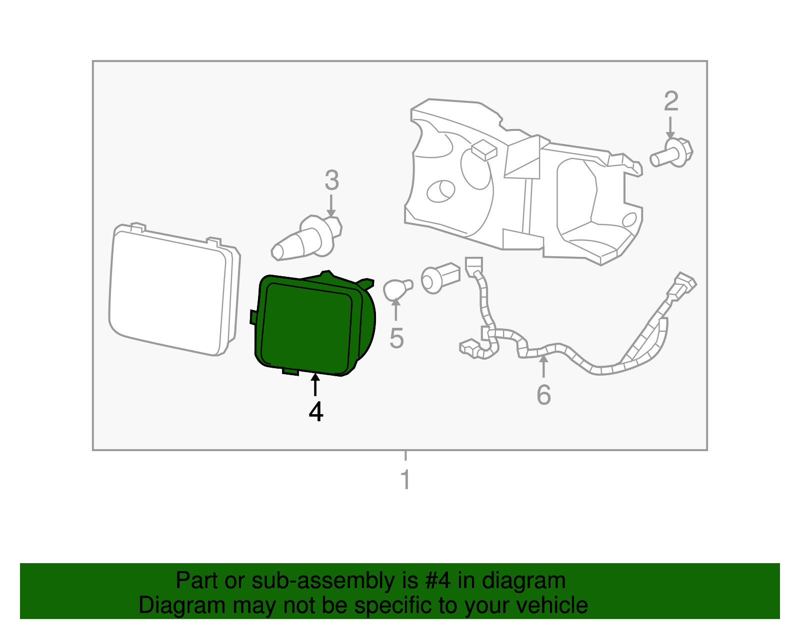 Lamp Assembly-Park & T/Sig - GM (15139187)