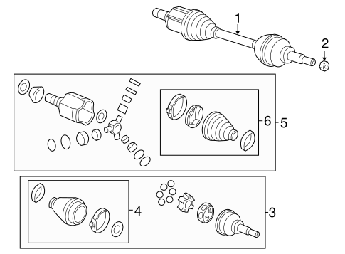 Drive Axles for 2016 Chevrolet Spark EV | MyGMparts.ca