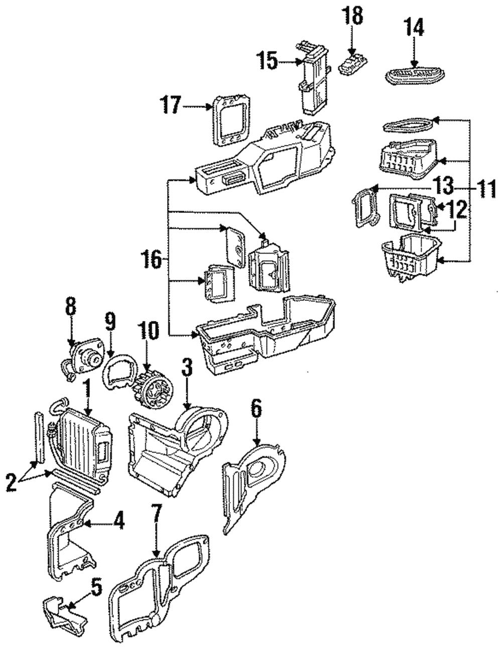 Heater Case - Ford (E9AZ-18B300-A)