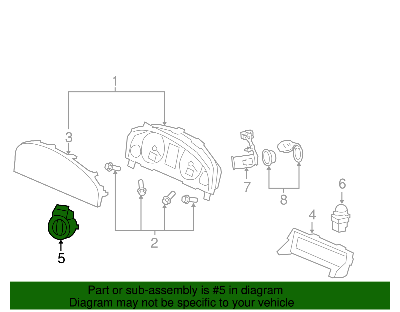 Headlamp Switch - GM (92223843)