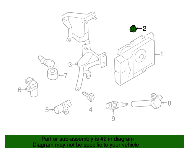 20032023 Subaru Tire Pressure Monitoring System (TPMS) Control Module
