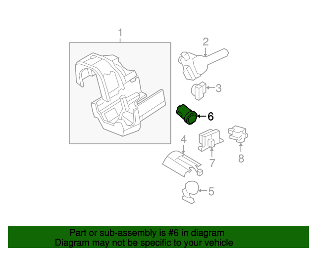 Ford AU5Z11582B Ignition Lock Cylinder 20042019 Ford OEM Ford