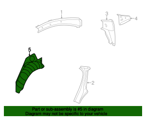 Genuine BMW 41-21-7-297-941 | Inner Wheelhouse | FREE Shipping on Most ...