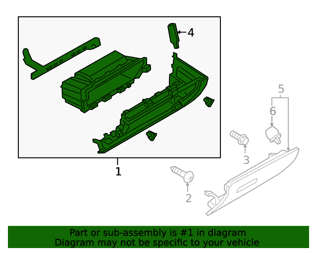 20192022 Mazda 3 Glove Box Assembly BDTT6426002 MazdaParts