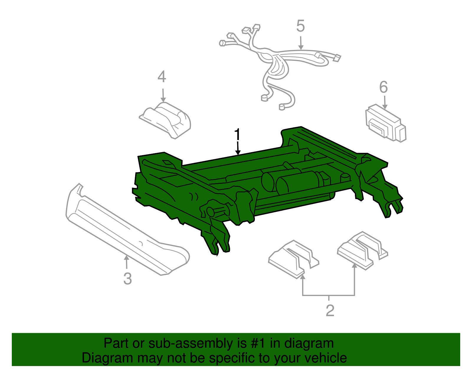 Adjuster Assembly, D/Seat - GM (88899120)