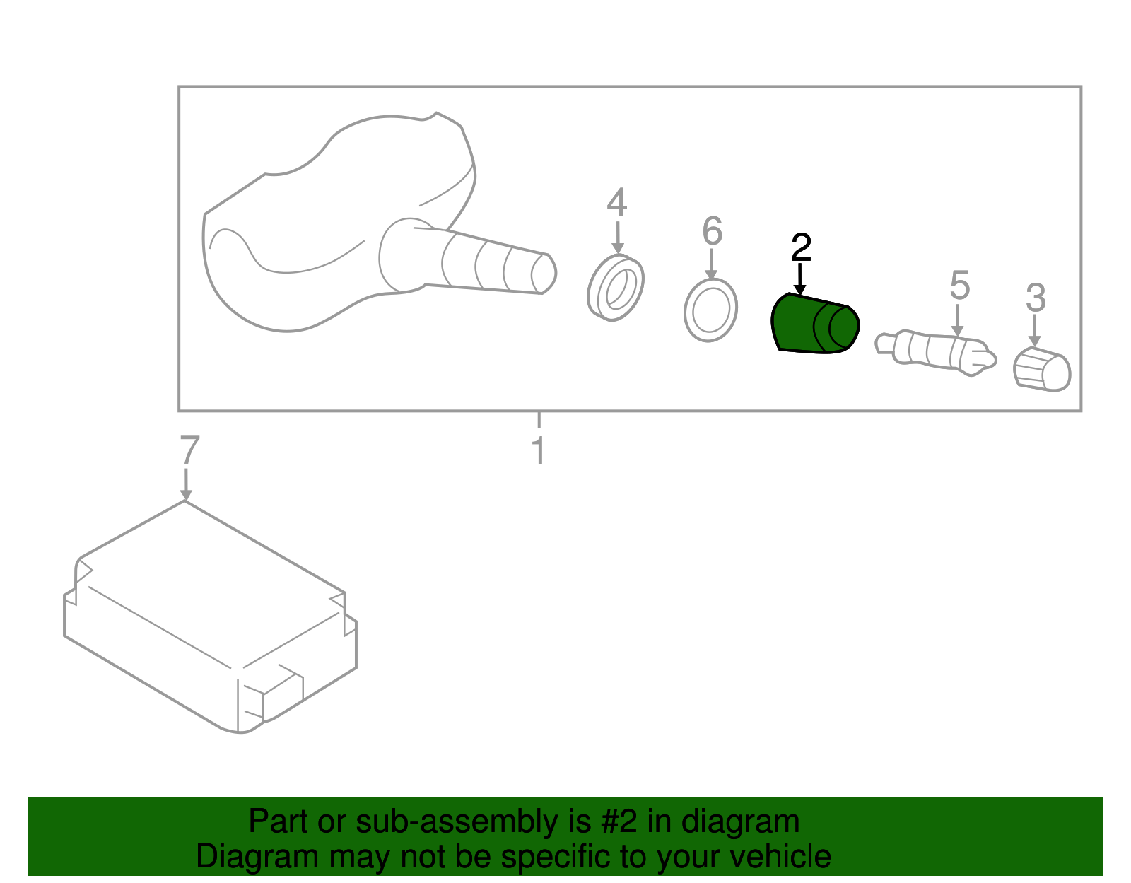TPMS Sensor Nut - Scion (SU003-02897)