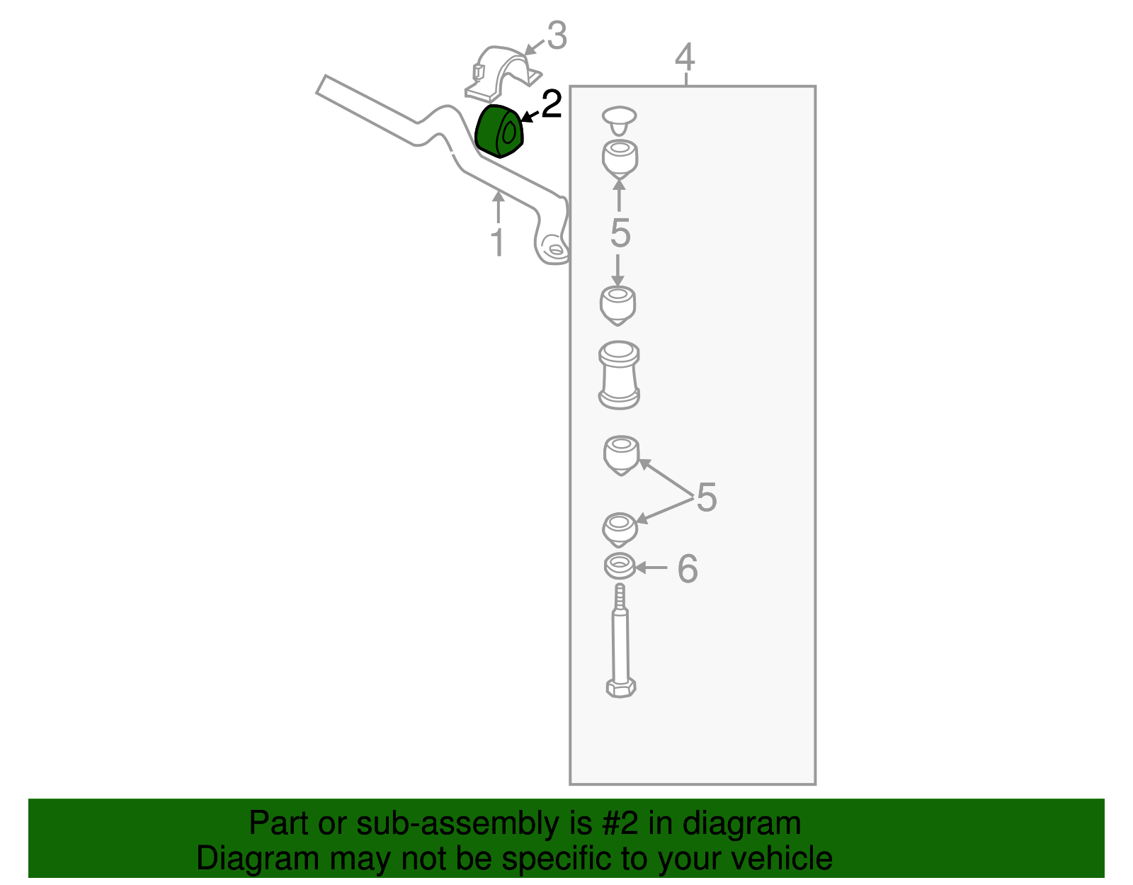 Bushing - GM (25699776)