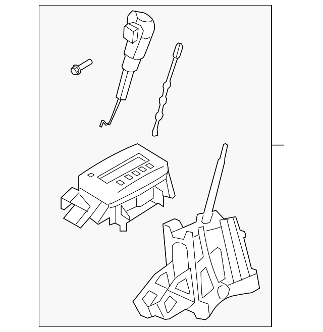 20092012 Ford Gear Shift Assembly AL8Z7210BA Blue Springs Ford Parts