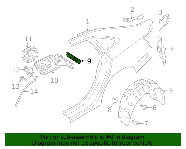 20192023 Volkswagen Jetta Fuel Door 17A809909B VW Parts Vortex