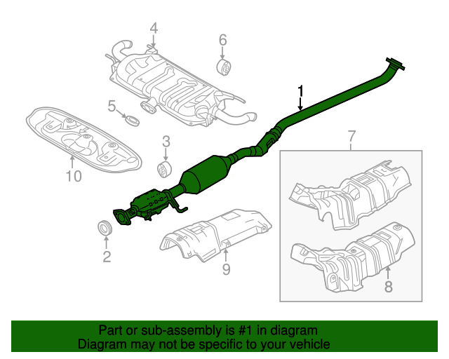 PEM52055XB Catalytic Converter 20142018 Mazda 3 MazdaSwag