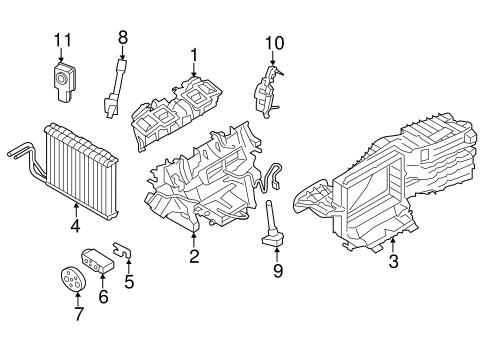 Evaporator Components for 2012 BMW 760Li | OEM Parts Online