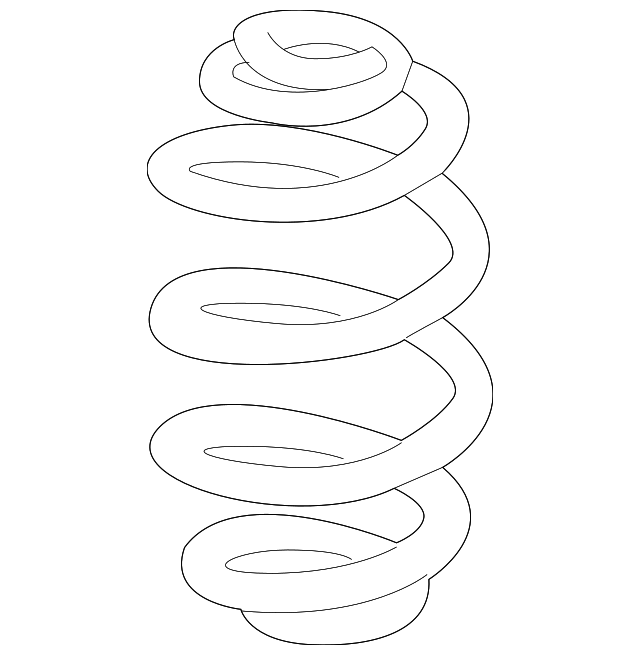 Genuine BMW 33539070129 Coil Spring FREE Shipping on Most