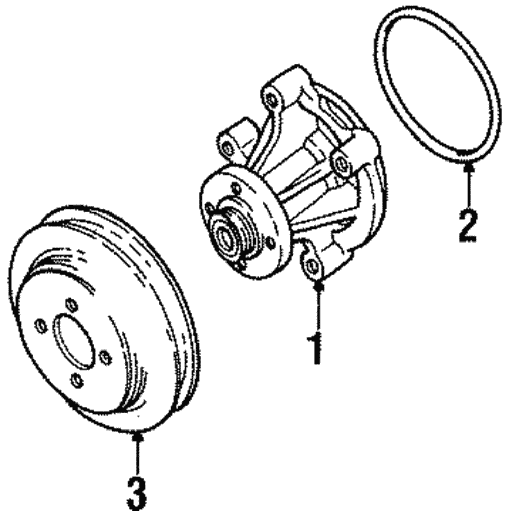 Water Pump - Ford (YF3Z-8501-A)