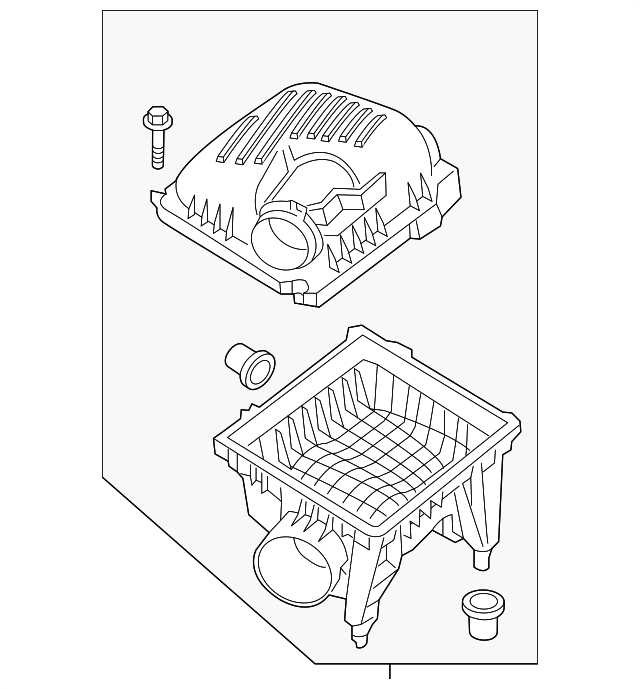 20162018 Buick Envision Air Cleaner Assembly 13381188