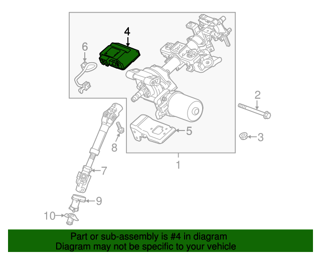 20132014 Chevrolet Electronic Power Steering Motor Control Module