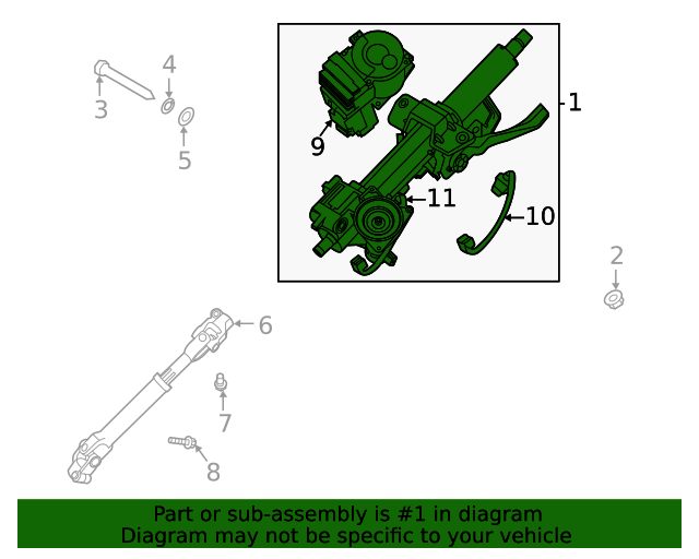 56390L3200 Steering Column 20212022 Kia K5 Kia.Parts Store
