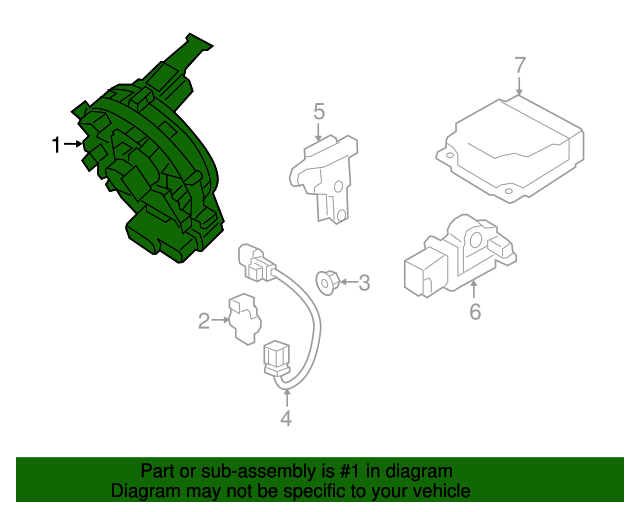 93490C6010 Clock Spring 20162018 Kia Sorento Genuine Kia Parts