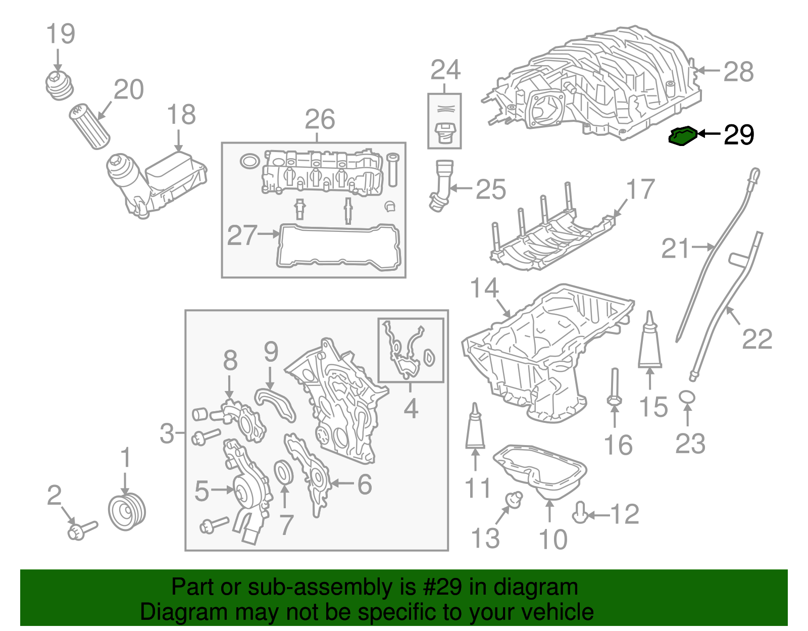 Ram 1500 Gasket, Seal. Intake Plenum, Plenum - 68217514AB | Libertyville IL - Foto 8
