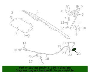 32277309 - Hood Release Handle 2017-2024 Volvo | AutoNation Parts