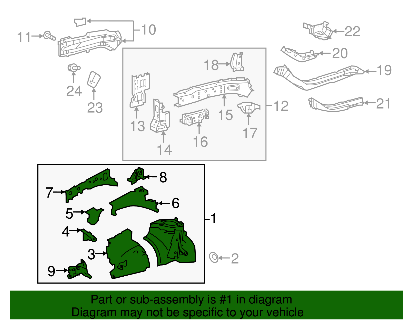 Apron Assembly - Scion (53701-12A40)