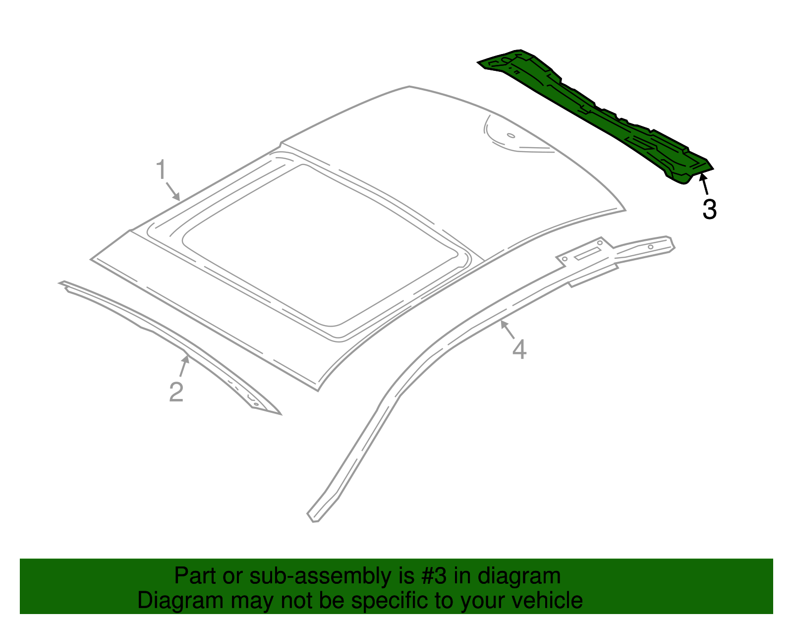 Rear Header - Ford (GD9Z-5442220-A)