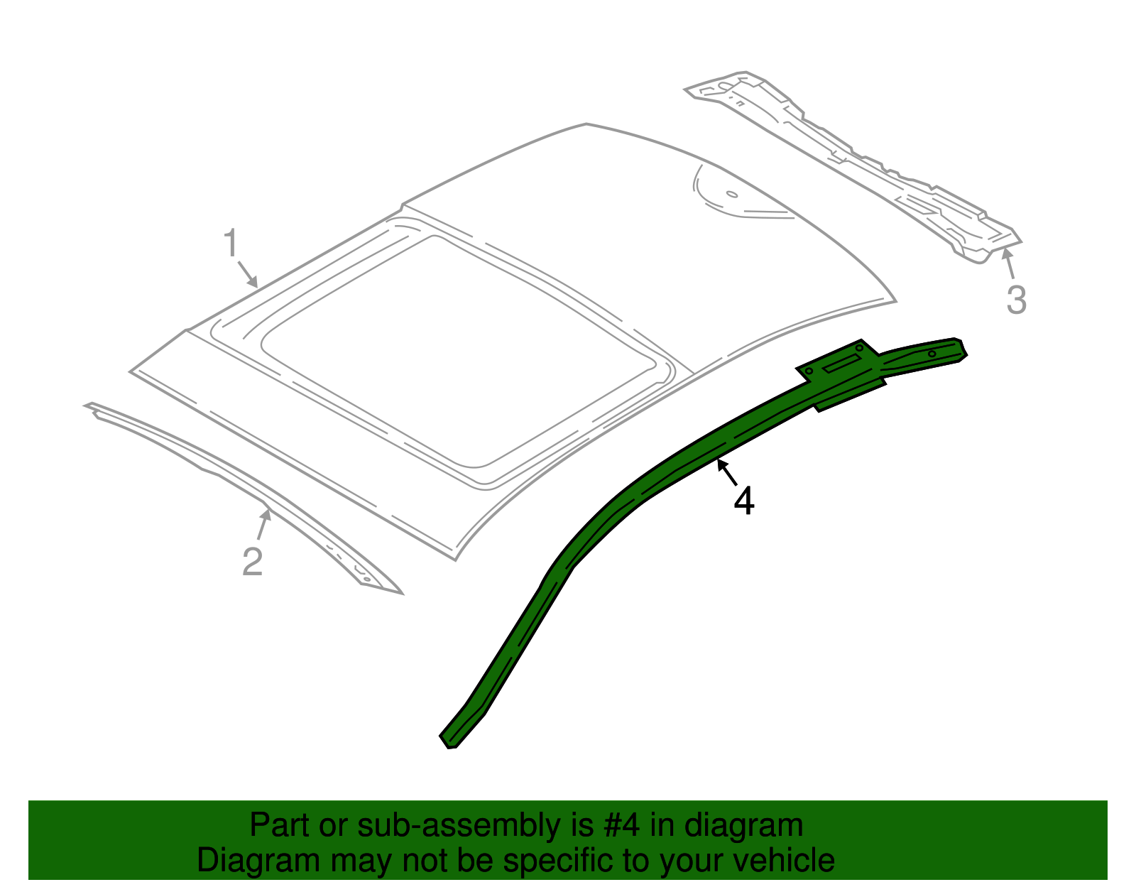 Windshield Pillar Reinforced - Ford (GD9Z-5451187-A)