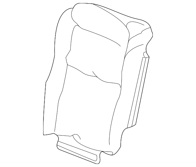 Honda Genuine 82131-S00-A02ZA Seat Cushion Trim Cover Rear
