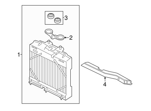 Radiator & Components for 2015 BMW 650i Gran Coupe #1