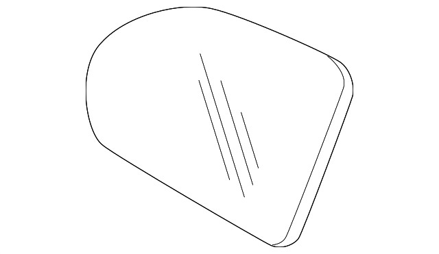 Driver Side Rearview Mirror Kit with Cover and Bolts - GM (12457581)