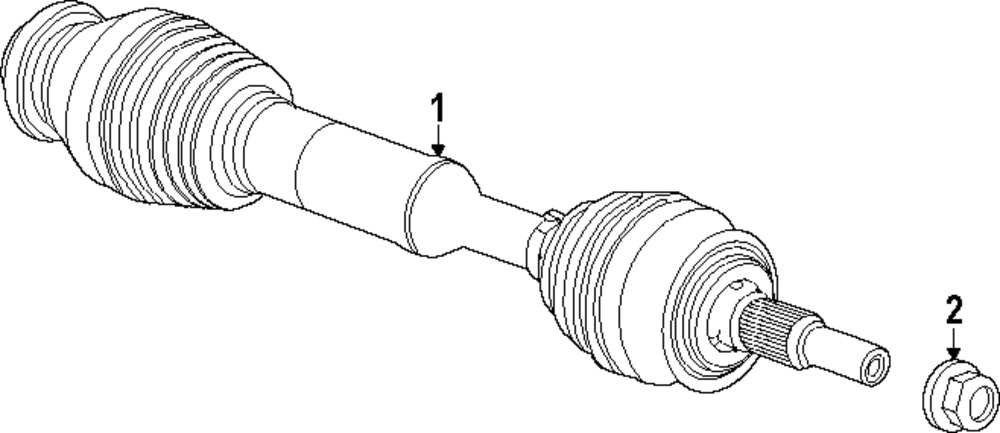 F Shaft - GM (87848925)