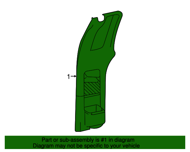 20042008 Ford F150 OEM Door Trim Panel 4L3Z1527407AAA OEM Ford Parts