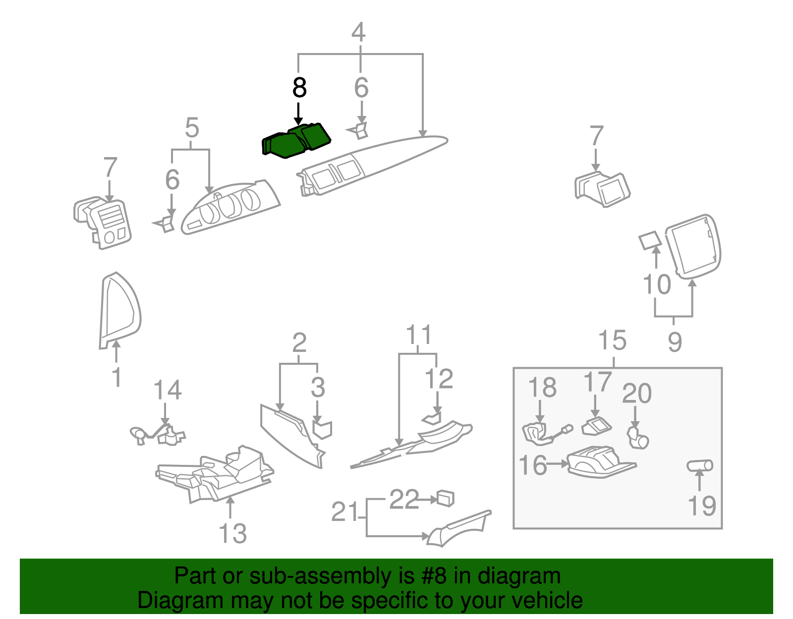 Air Deflector - Buick (25770812)