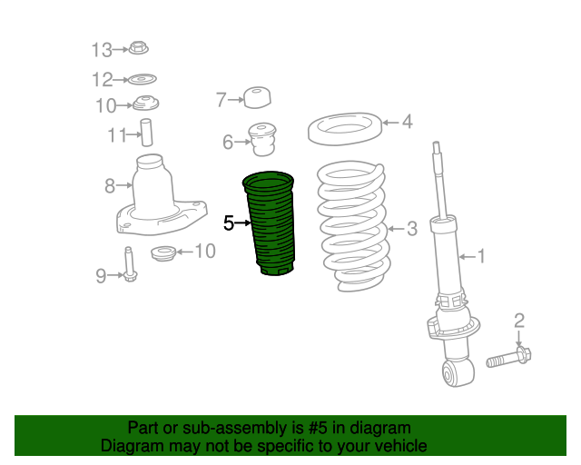 52687T6ZA01 Cover, Rear Dust 20172020 Honda Ridgeline Honda