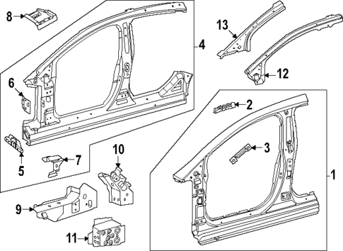 Aperture Panel for 2024 Mercedes-Benz EQE 350 | Mercedes-Benz USA Parts