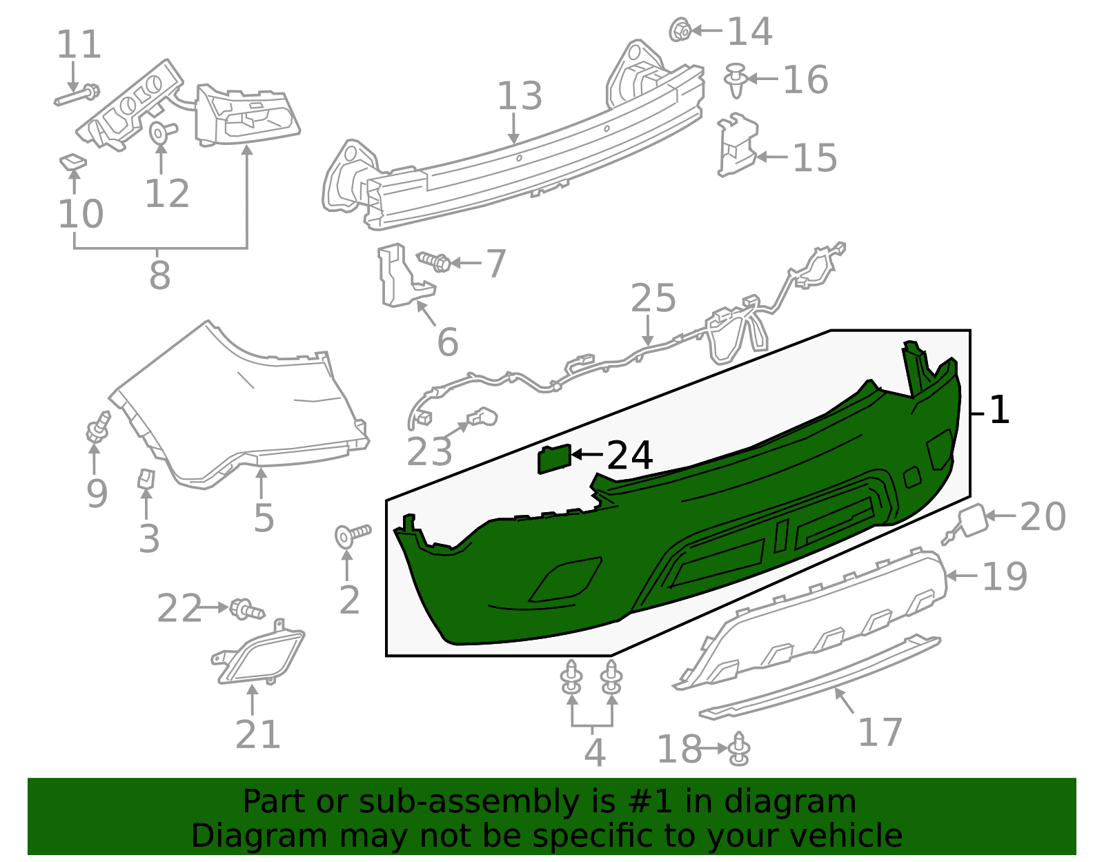Bumper Cover - GM (95365624)