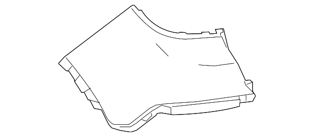 Rear Passenger Side Upper Bumper Cover - GM (95352038)
