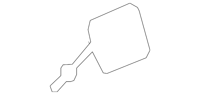 Rear Bumper Fascia Tow Eye Access Hole Cover - GM (95261119)