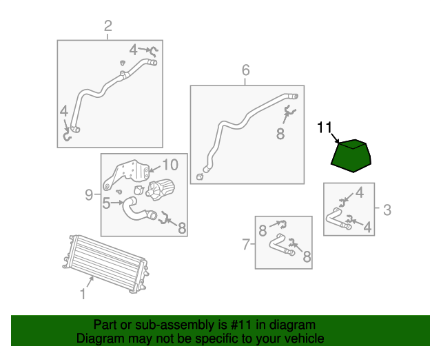 20092013 Chevrolet Corvette Intercooler Coolant Reservoir 20844022